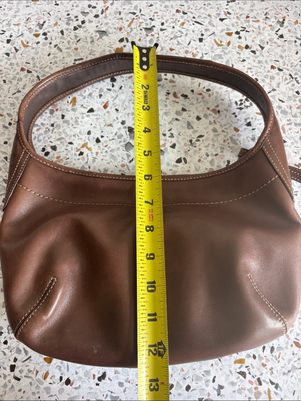 Coach Ergo Brown Leather Shoulder Bag - Picture 15 of 16